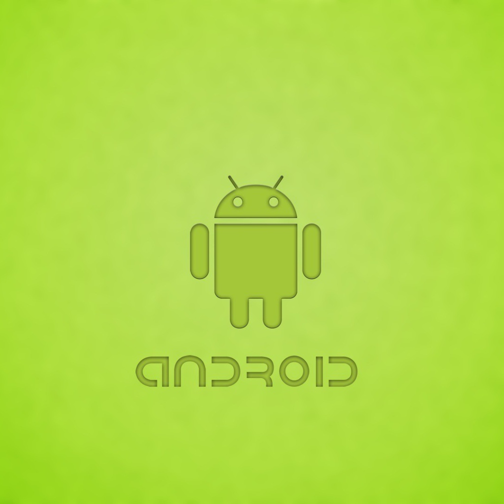 Фигурка Андроид, зеленый фон