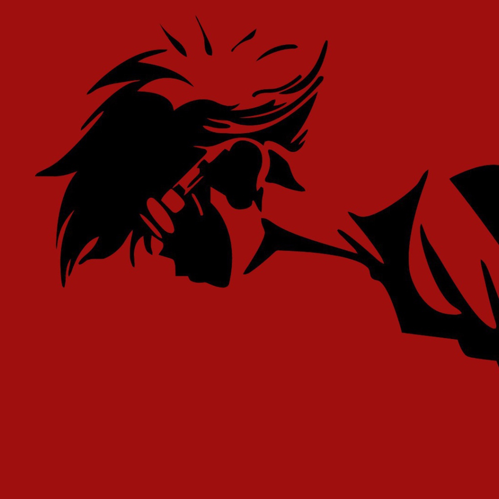 Аниме Ковбой Бибоп, красный фон