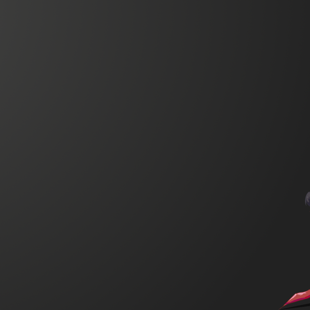 Девушка аниме Matoi Ryuuko, черный фон