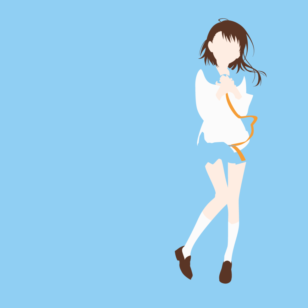 Аниме манга Nisekoi, голубой фон