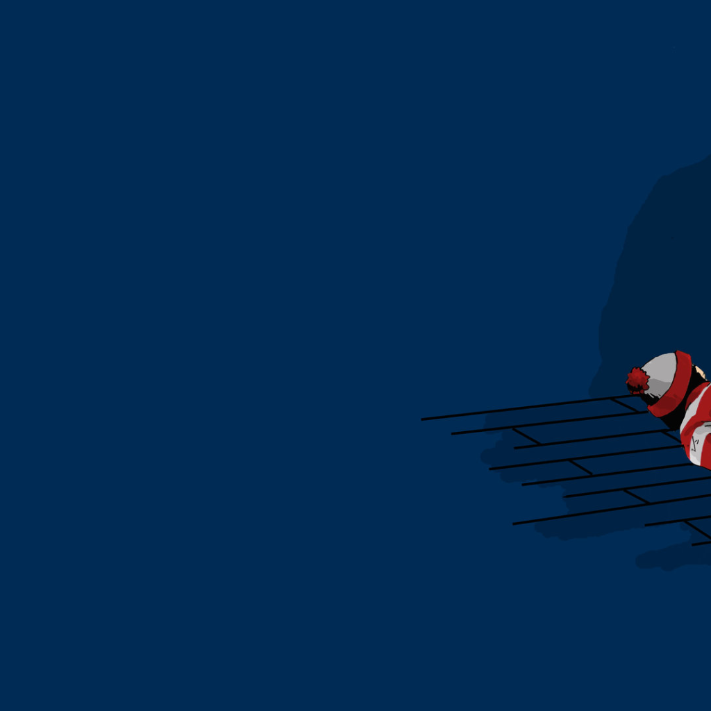 Задержание преступника, синий фон