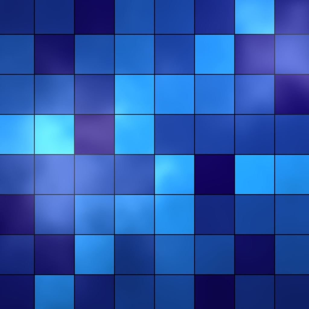 Фон из квадратов разных оттенков голубого