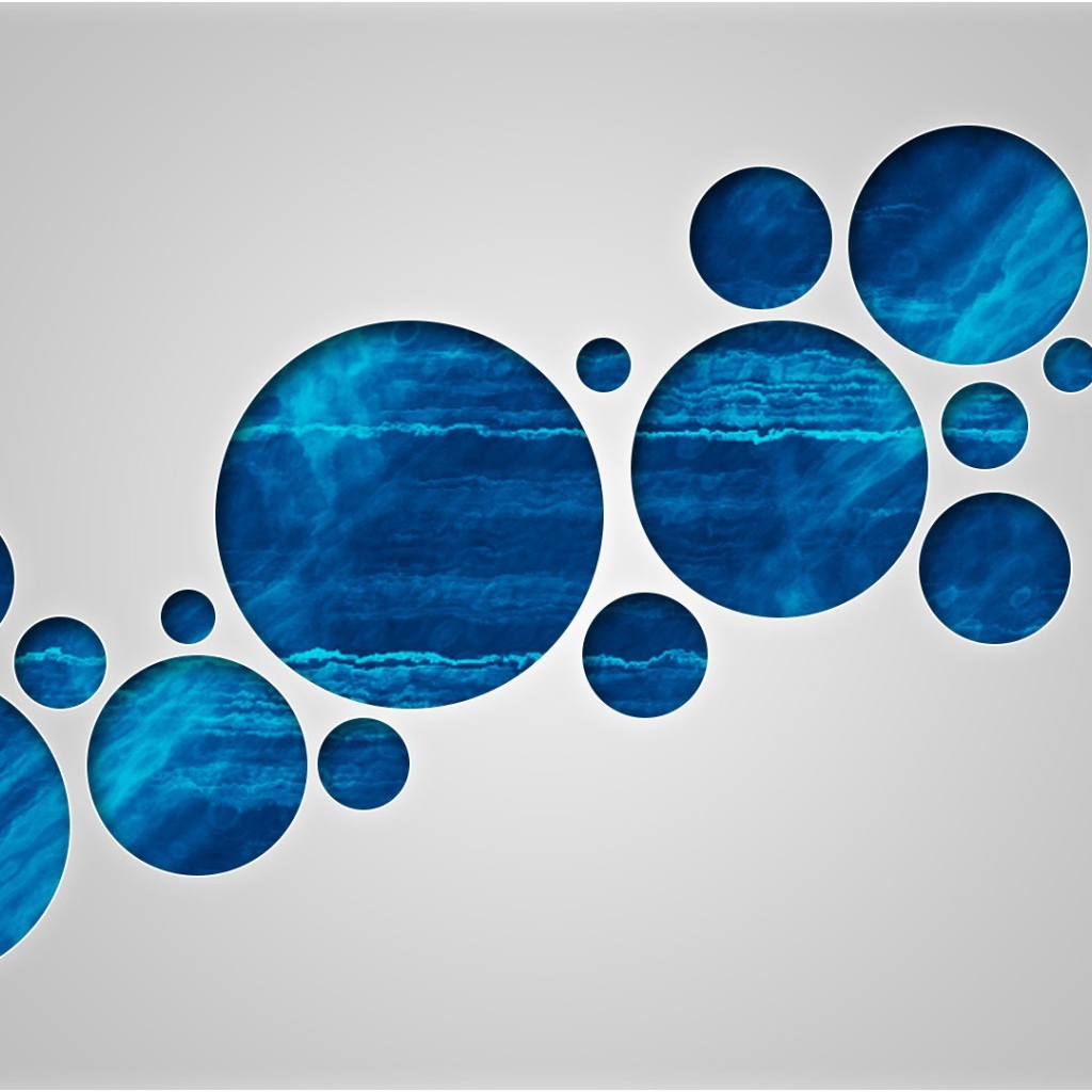 Фон из голубых кругов