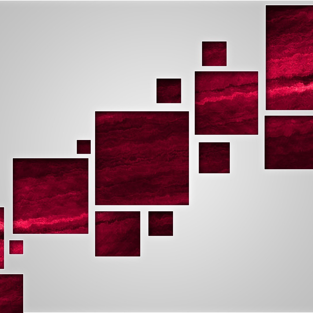 Фон из красных квадратов