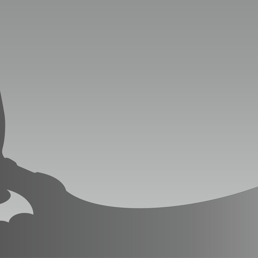 Летучая мышь и Бетман, серый фон