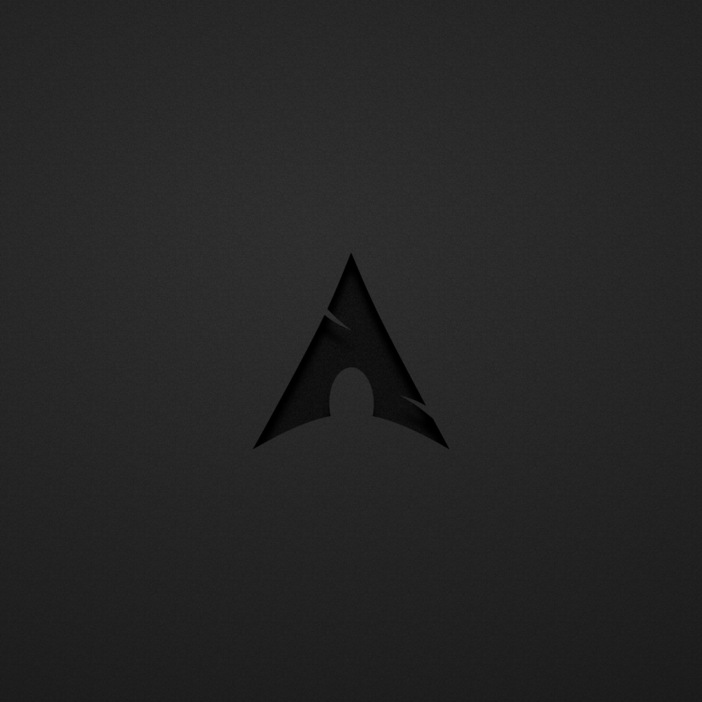 Черный символ на сером фоне