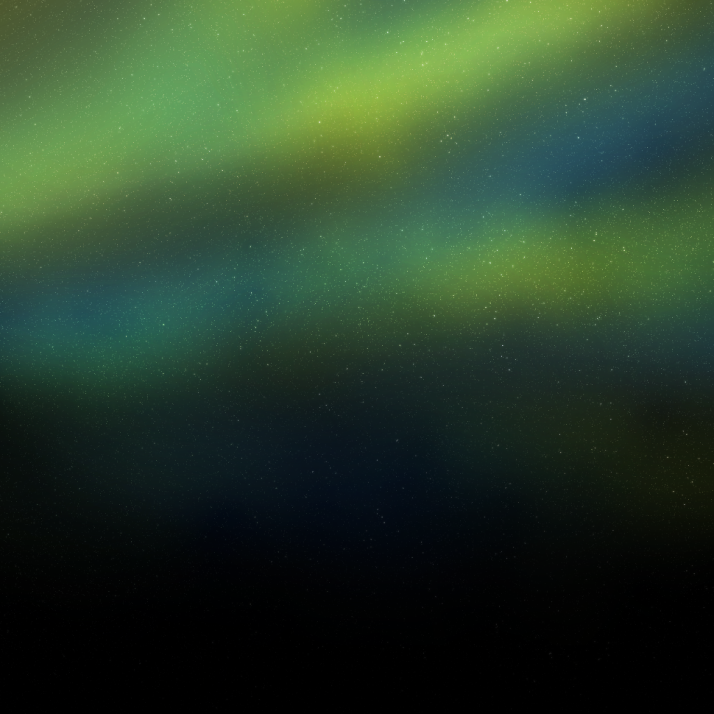 Сине зеленый фон звездного неба
