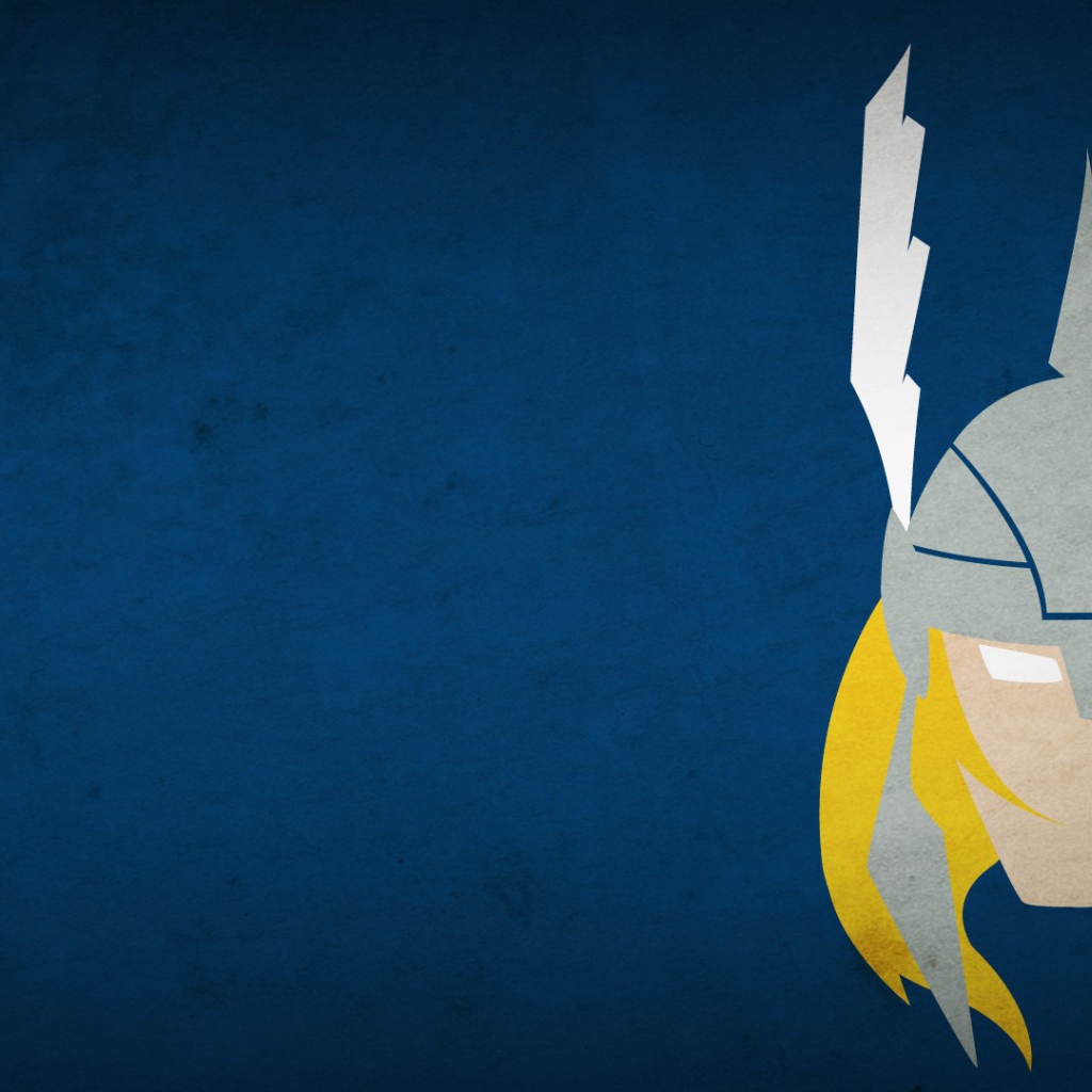 Синий фон с Тором