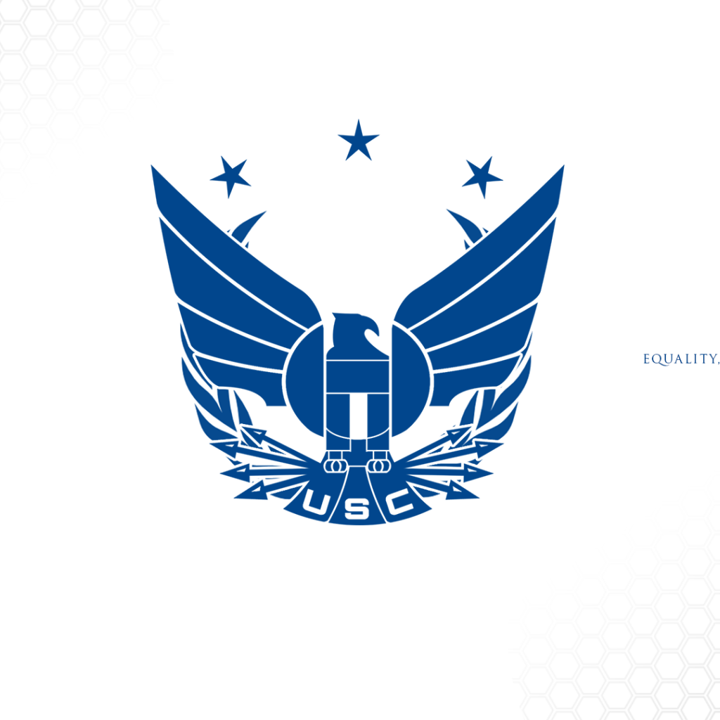 Голубой логотип Объединенной Космической Федерации