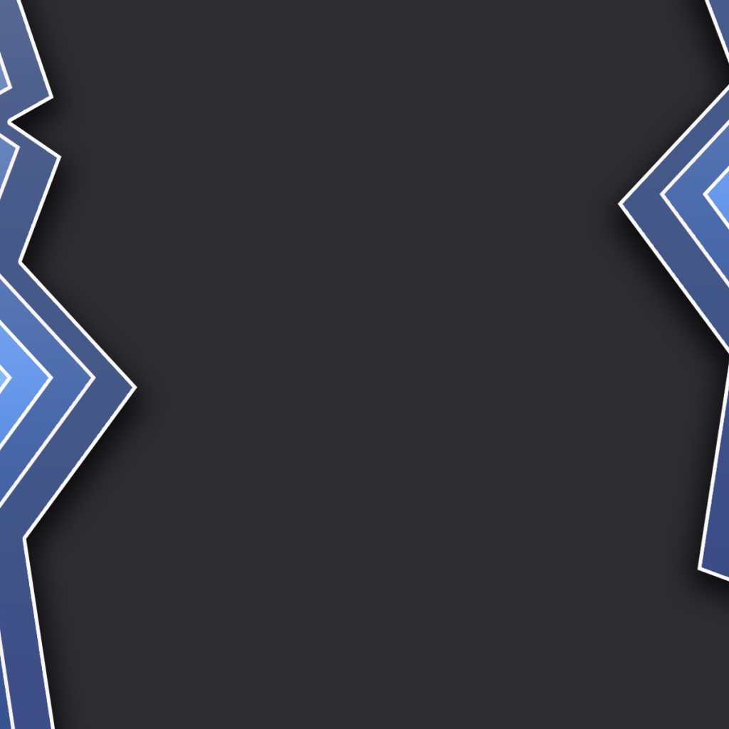 Голубые панели на сером фоне