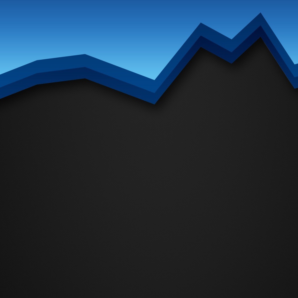 Голубая панель на сером фоне