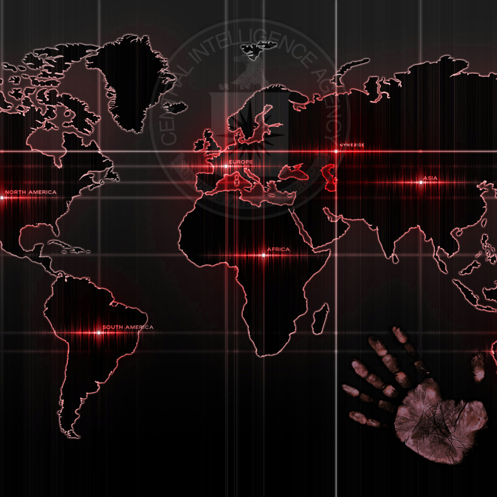 Карта мира ЦРУ