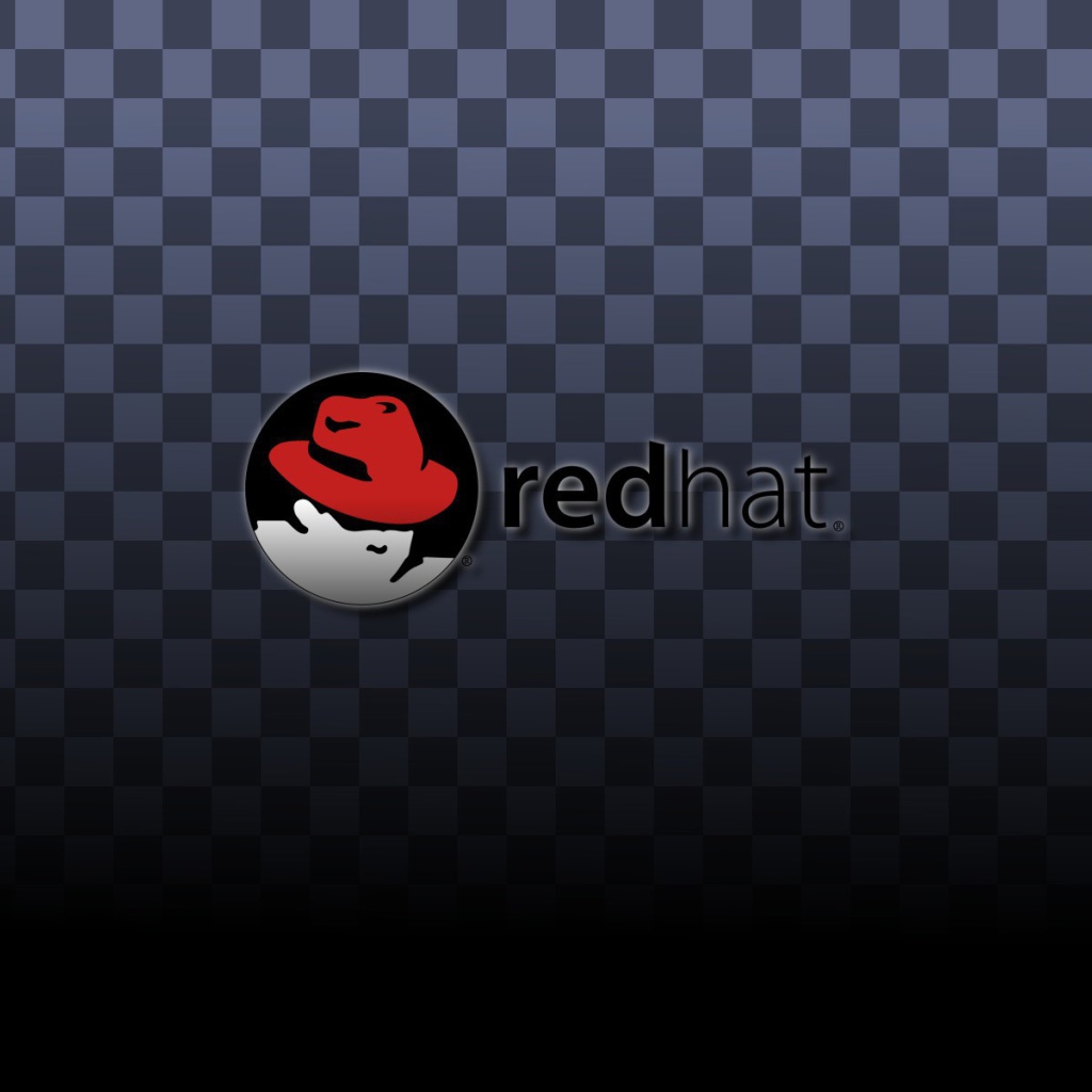 Клетчатый фон ОС Red Hat