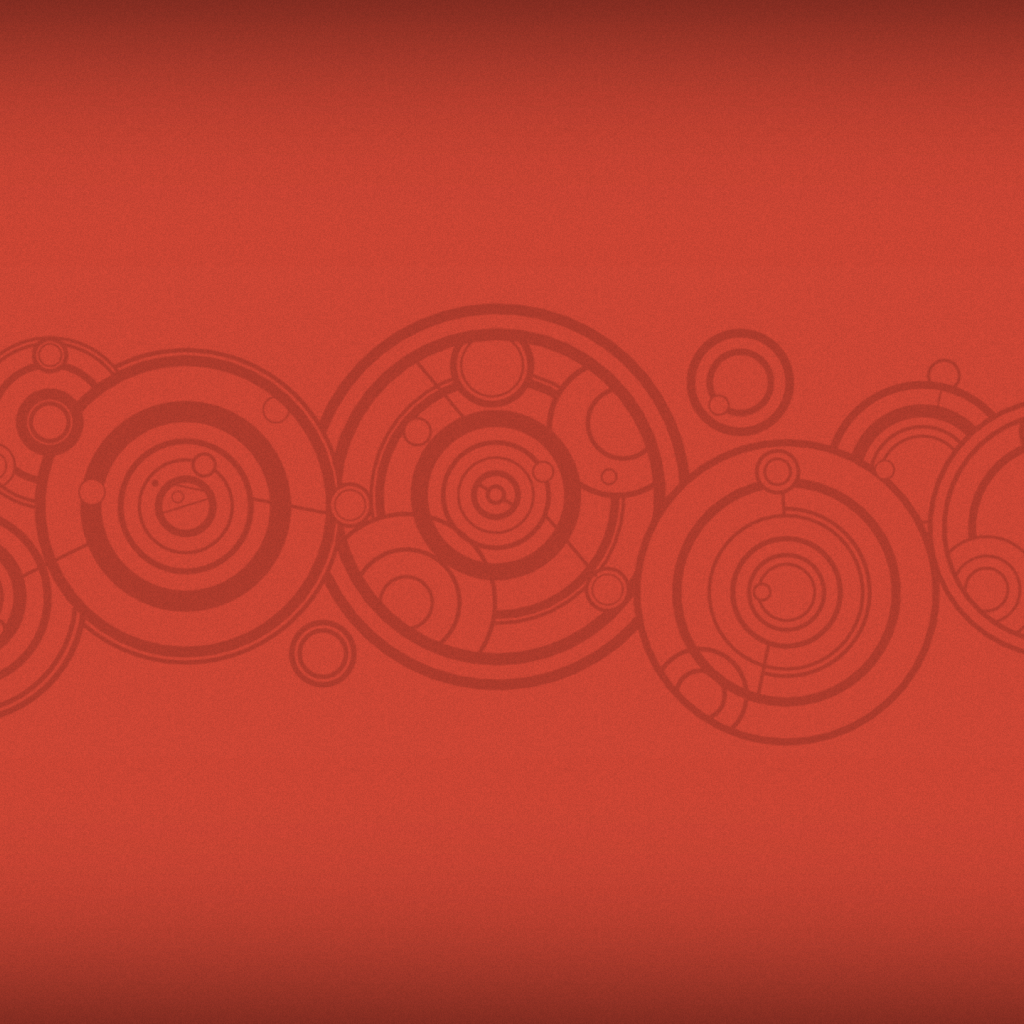 Круги на красном фоне, сериал Доктор Кто