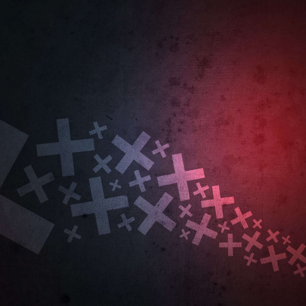 Крестики на темном фоне
