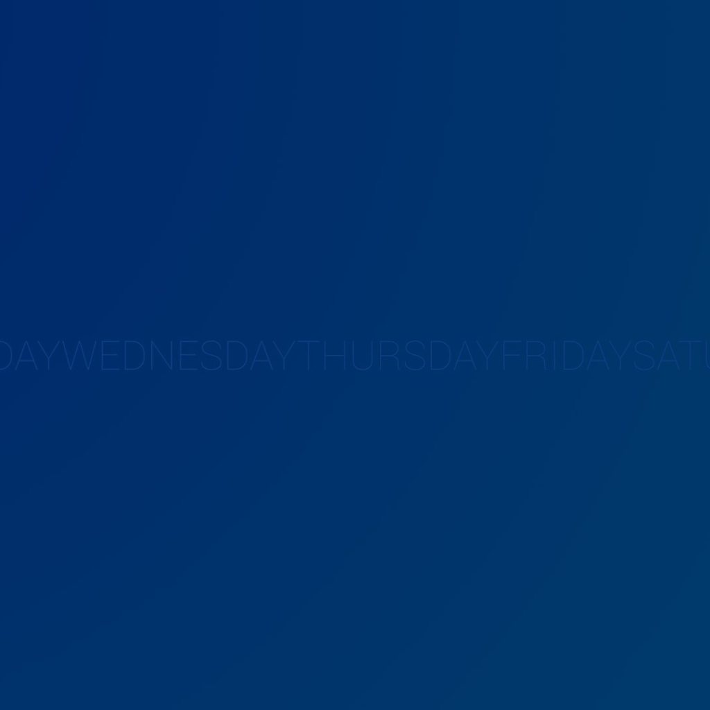 День недели воскресенье