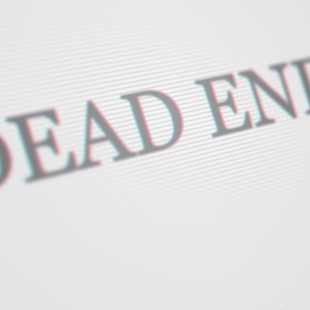 Смертельный конец, надпись