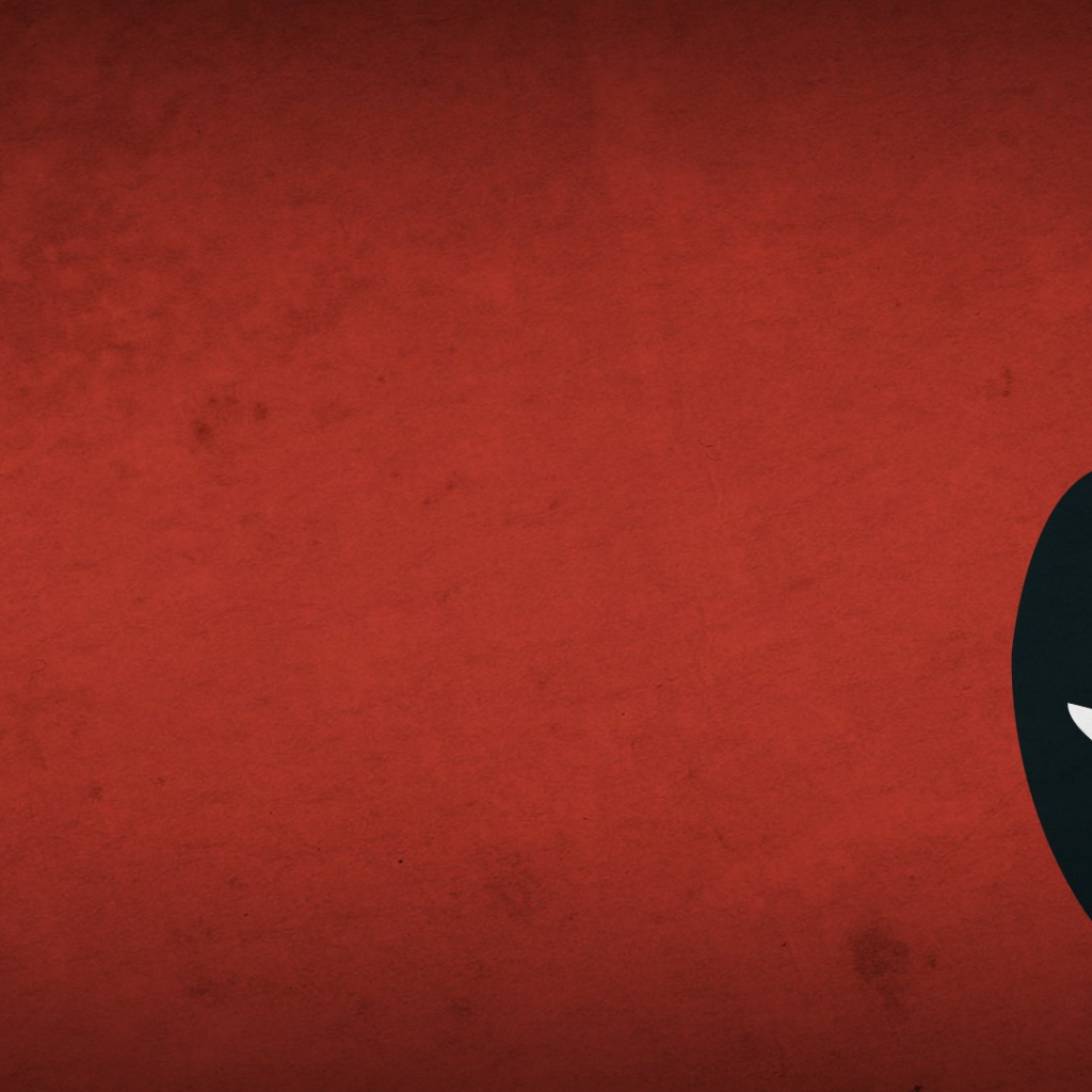 Глаза Дэдпула, красный фон