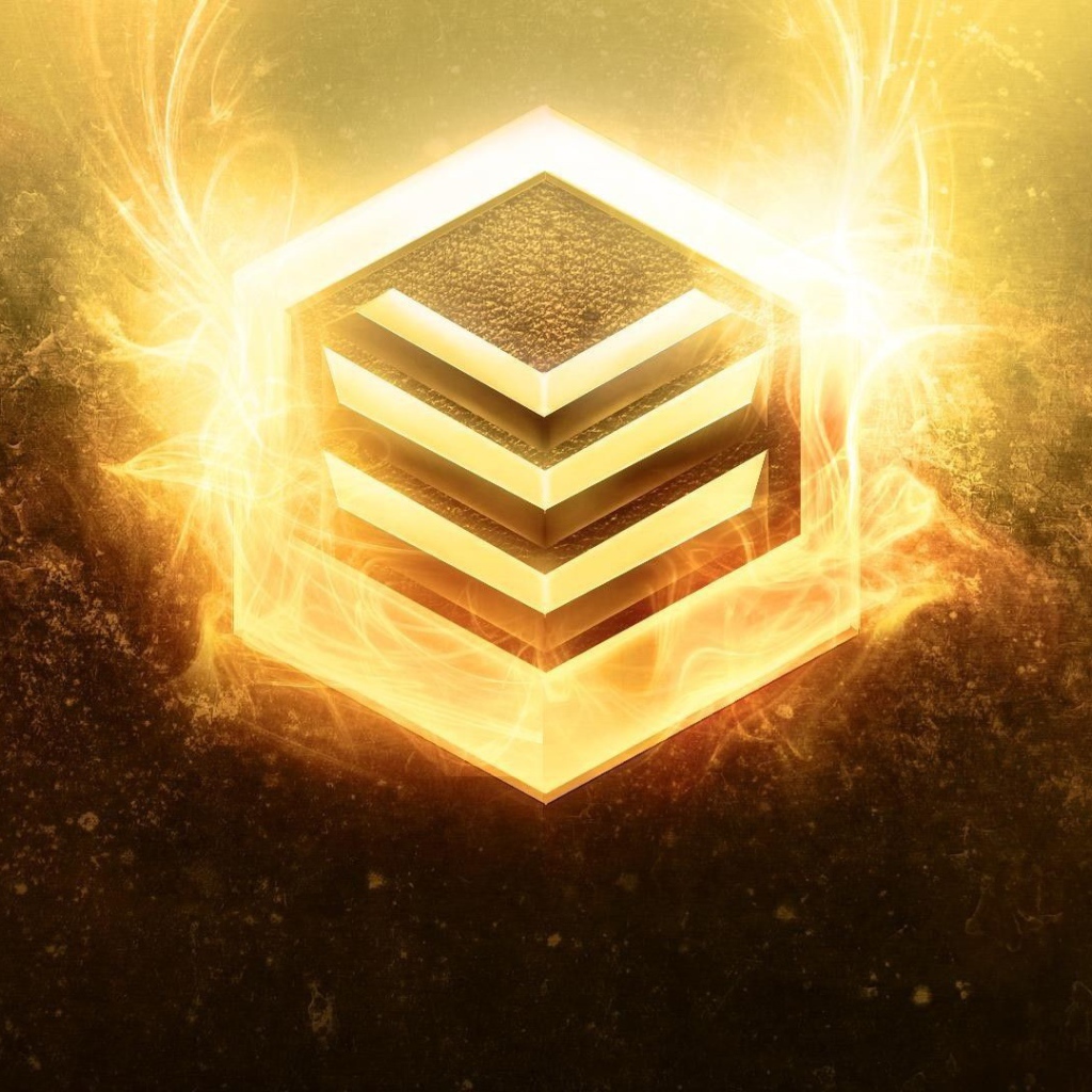 Огненный символ на коричневом фоне