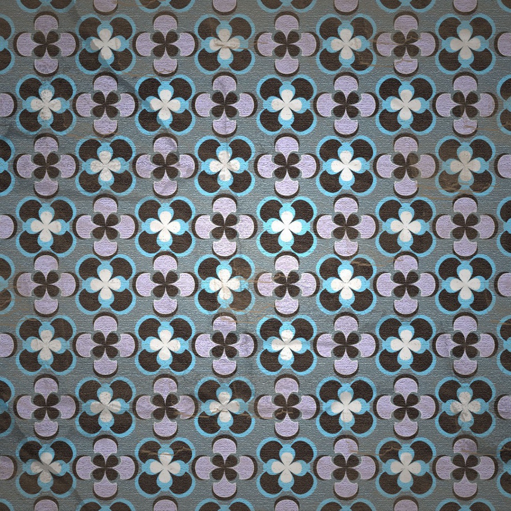 Цветочный орнамент, фоновый рисунок