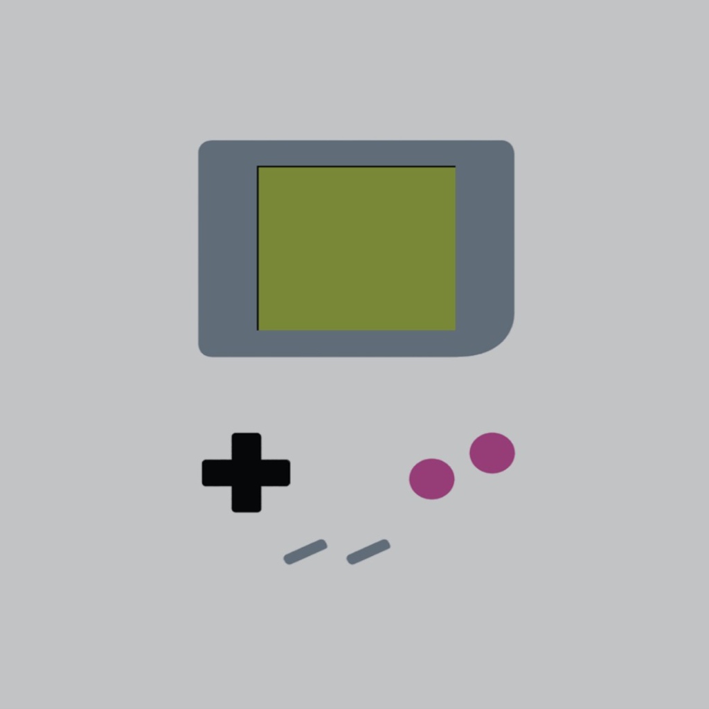 Игровая приставка Nintendo, серый фон