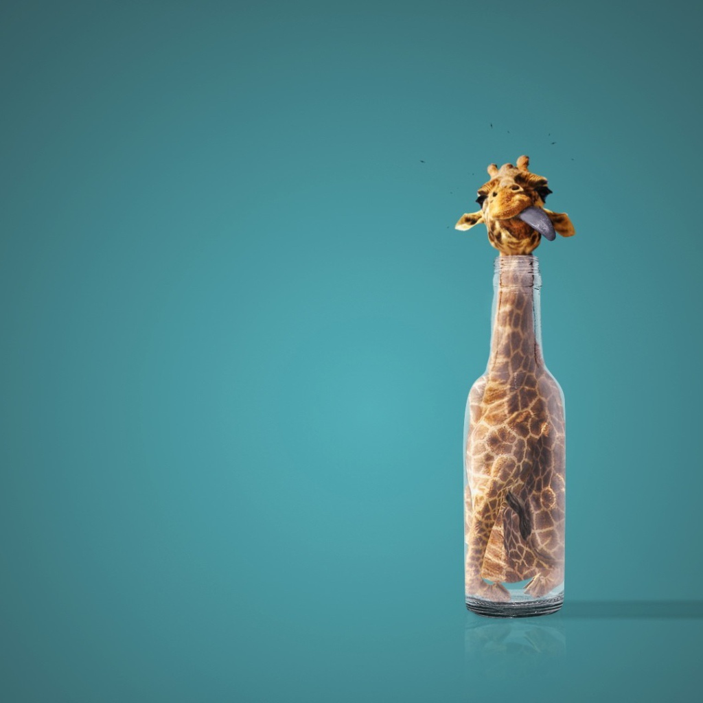 Жираф в бутылке