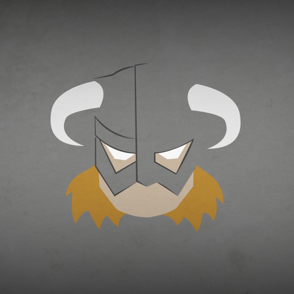 Серый фон The Elder Scrolls V Skyrim