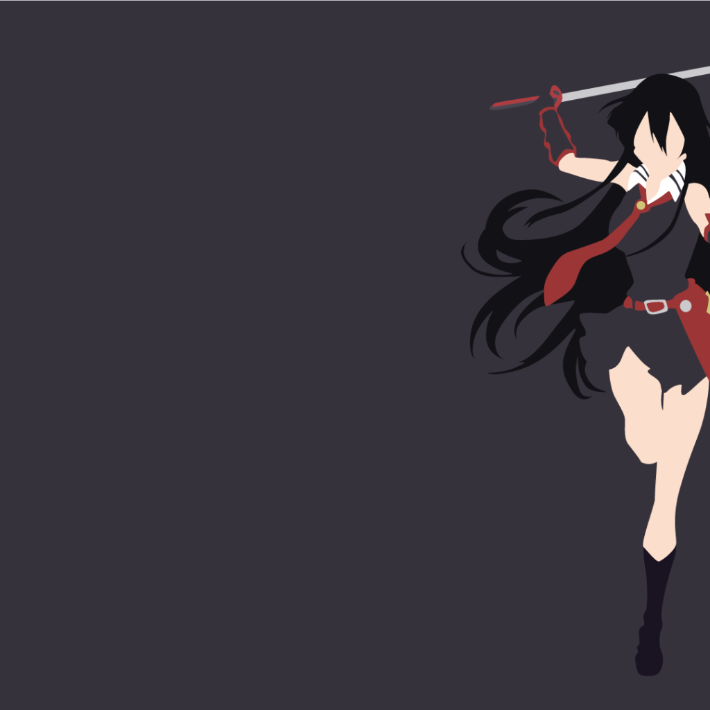 Серый фон, аниме Akame ga Kill
