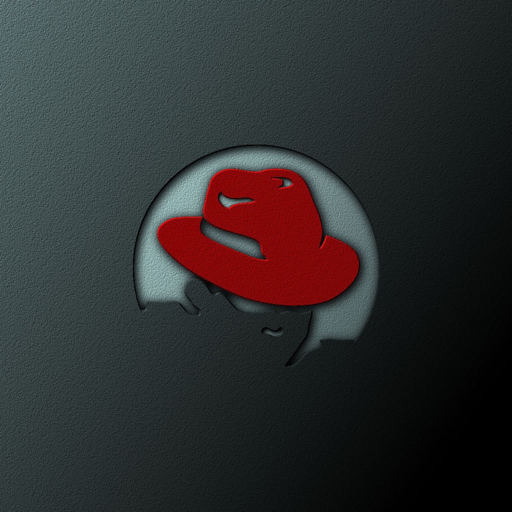 Серый фон ОС Red Hat