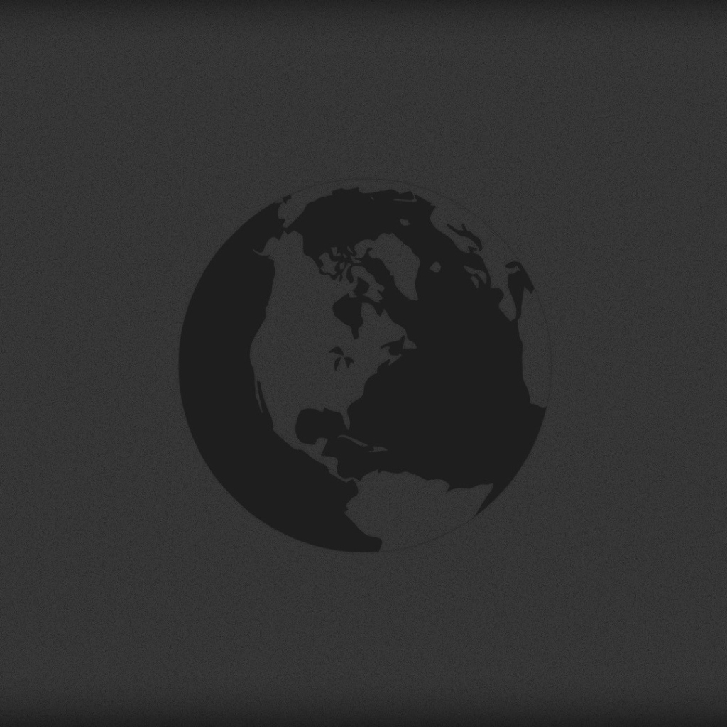 Серый силуэт Земли