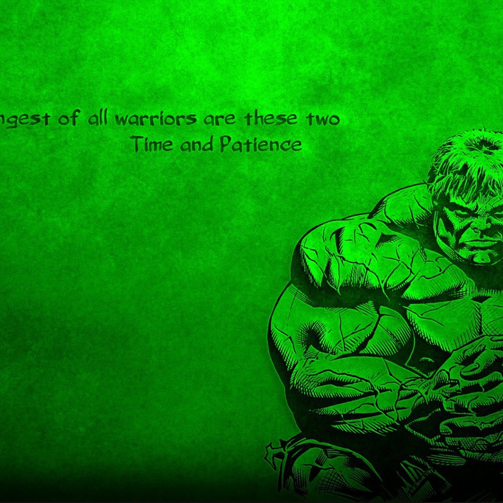 Зеленый фон, Халк