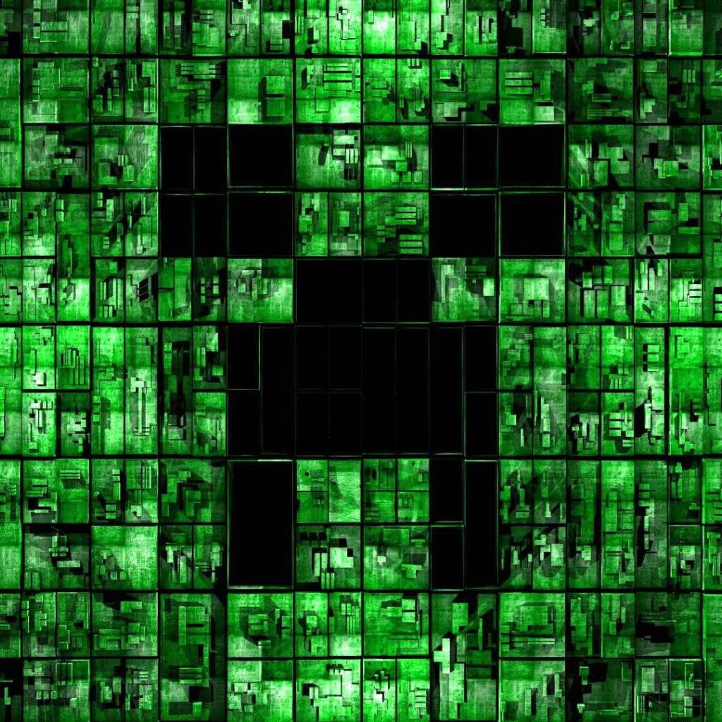 Зеленый фон, Minecraft