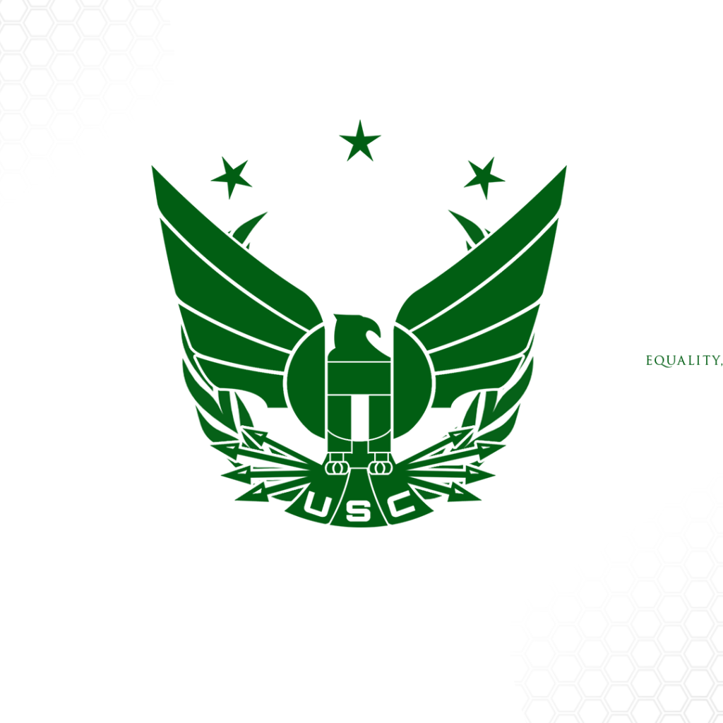 Зеленый логотип Объединенной Космической Федерации