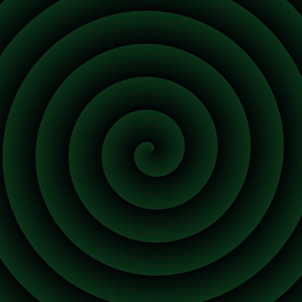 Зеленая спираль, фон