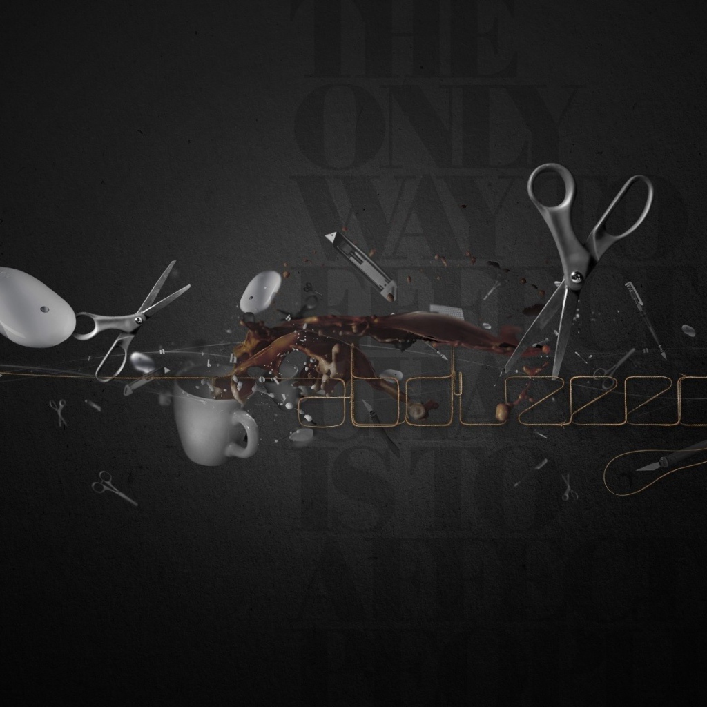 Бытовые инструменты, серый фон