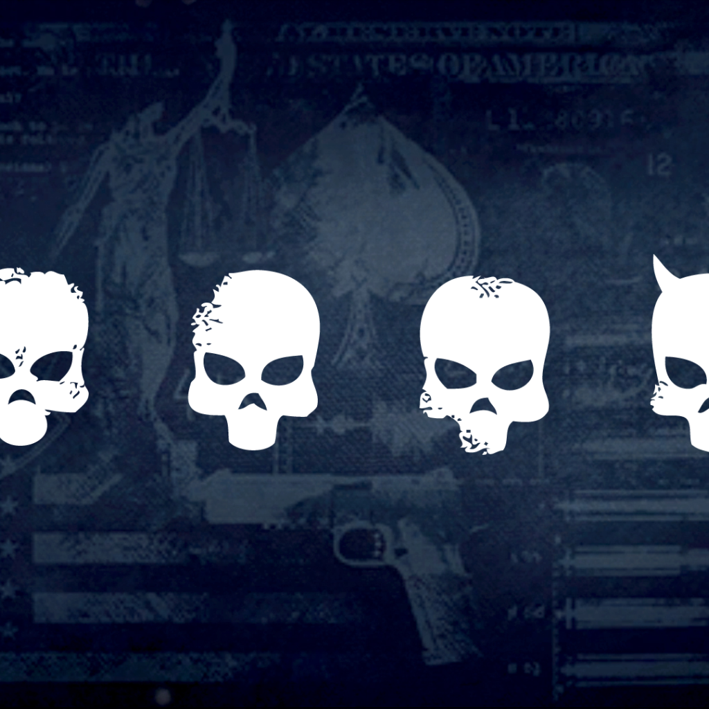 Маски Payday 2, фон флаг