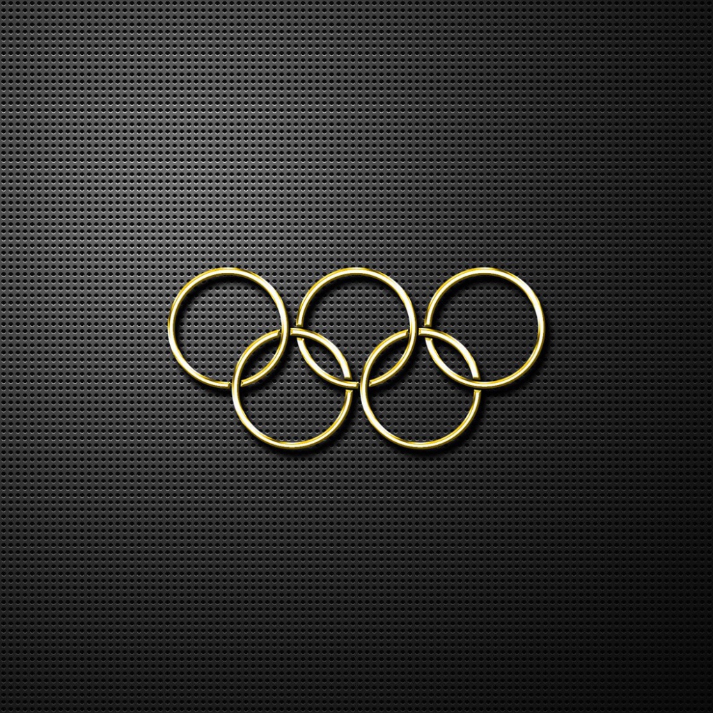 Золотые олимпийские кольца