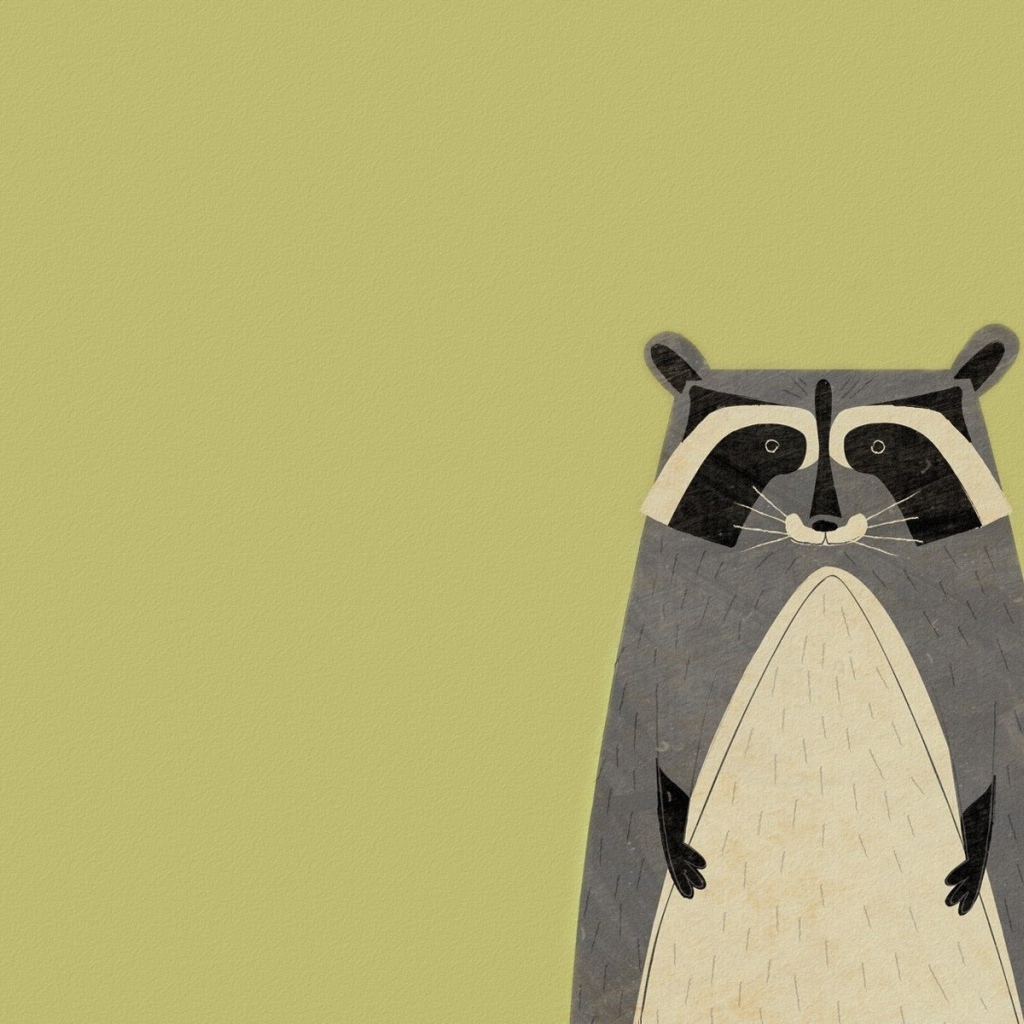 Опоссум, светлый фон