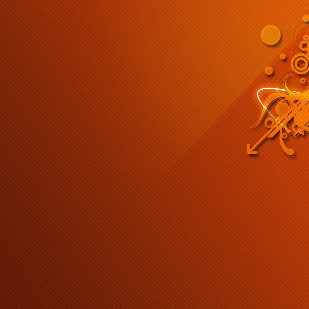 Оранжевый орнамент на оранжевом фоне