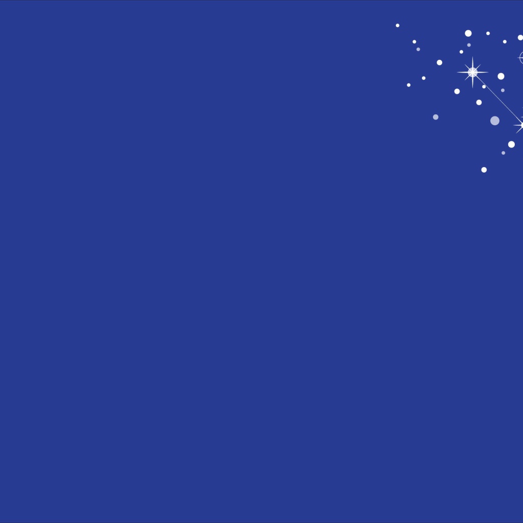 Созвездие Ориона, голубой фон