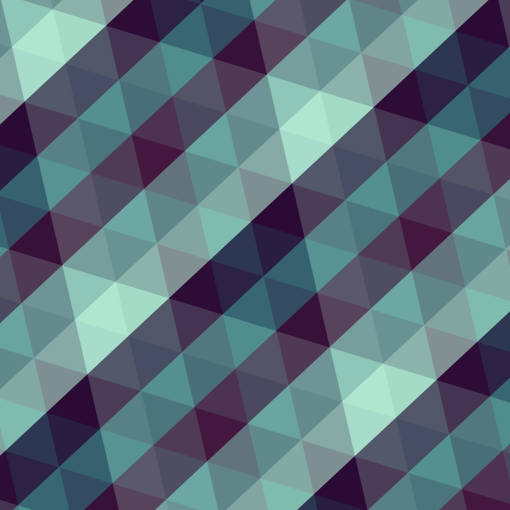 Орнамент из разноцветных треугольников