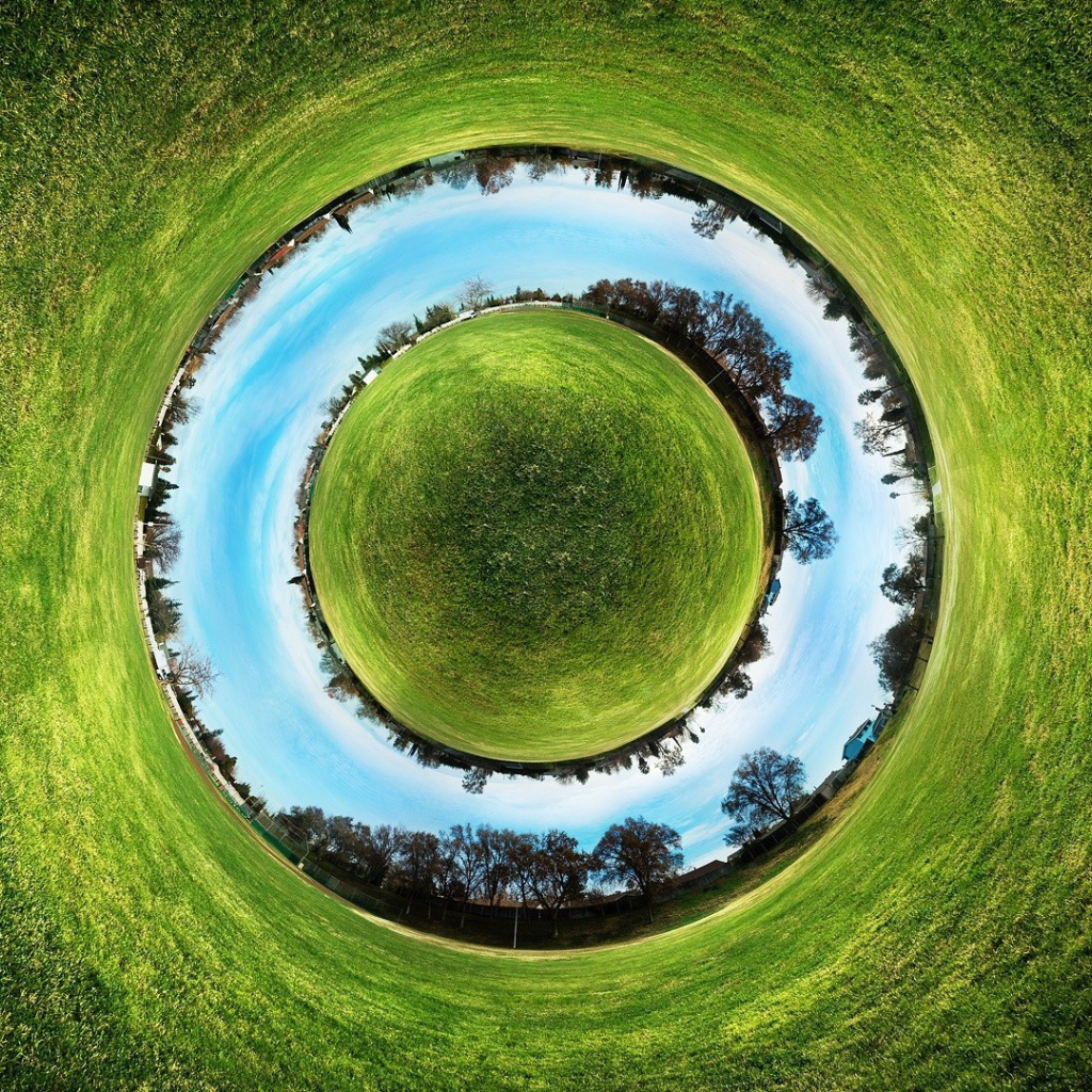 Панорамная сфера, фон