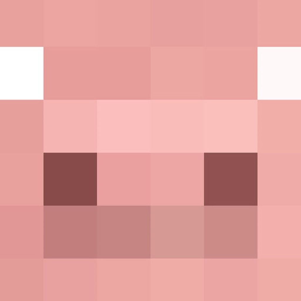 Розовый фон Minecraft