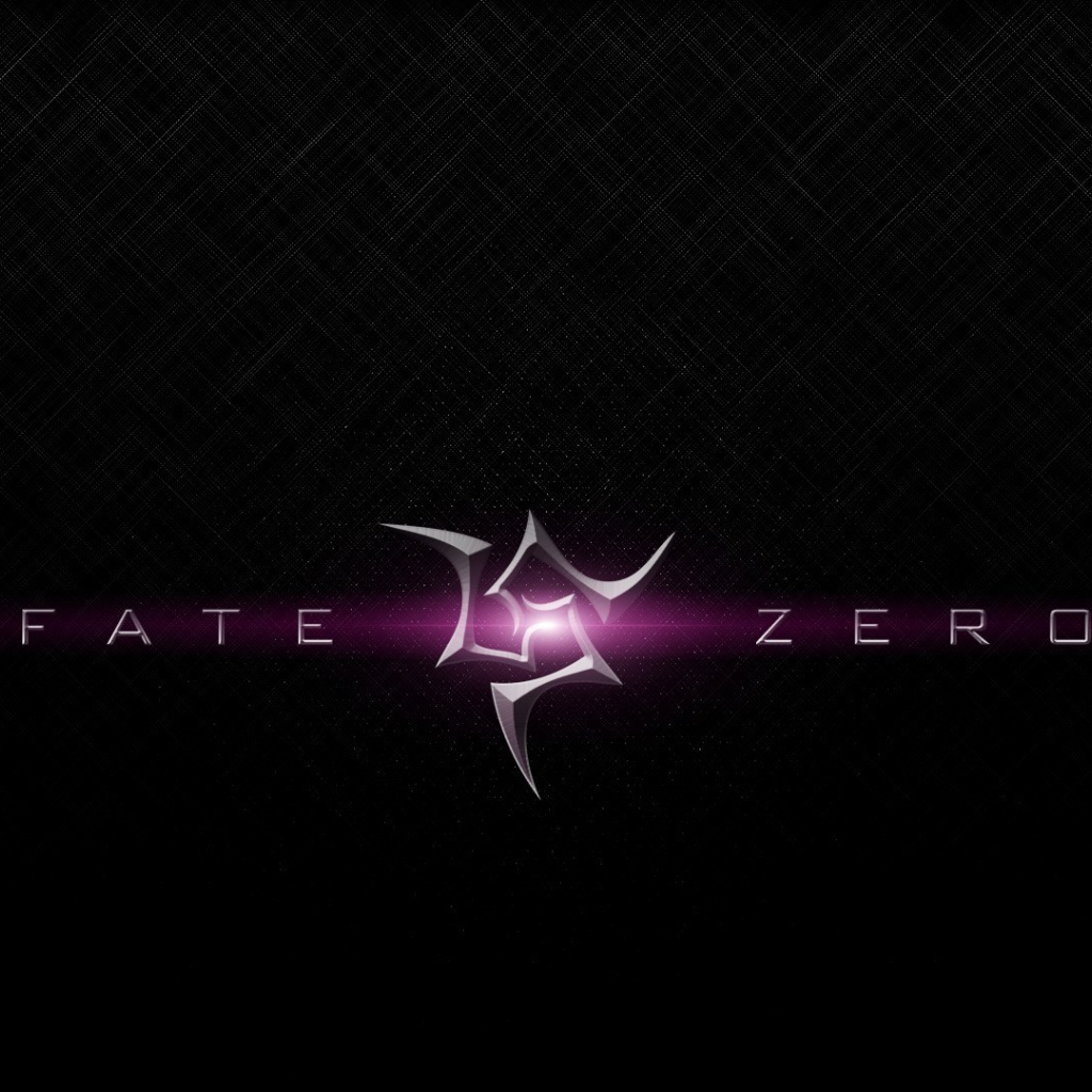 Розовые буквы, аниме Fate-Zero