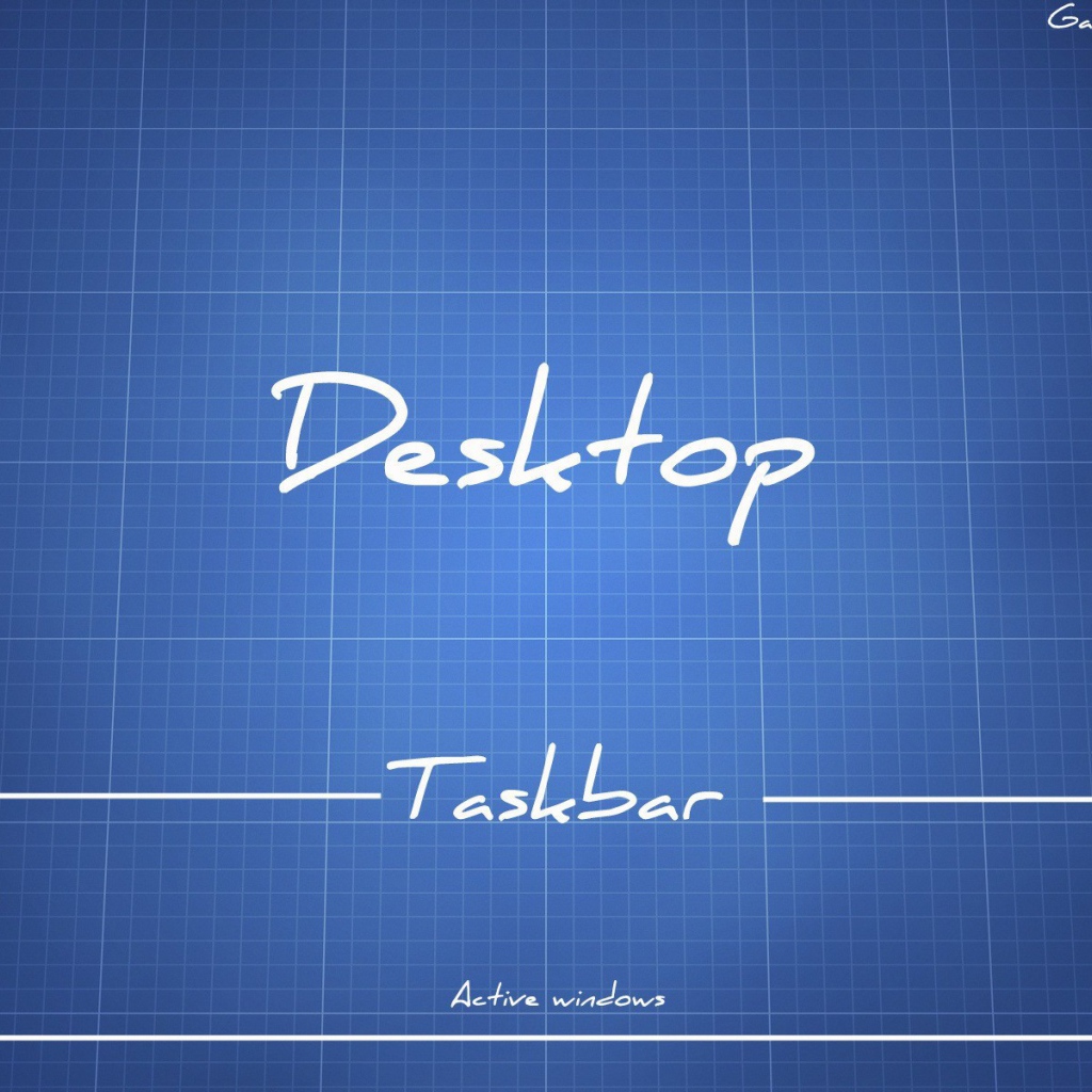 Чертеж рабочего стола