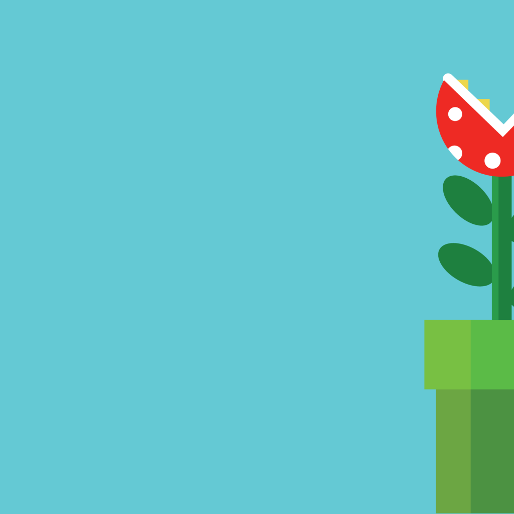 Хищный цветок, игра Super Mario Bros