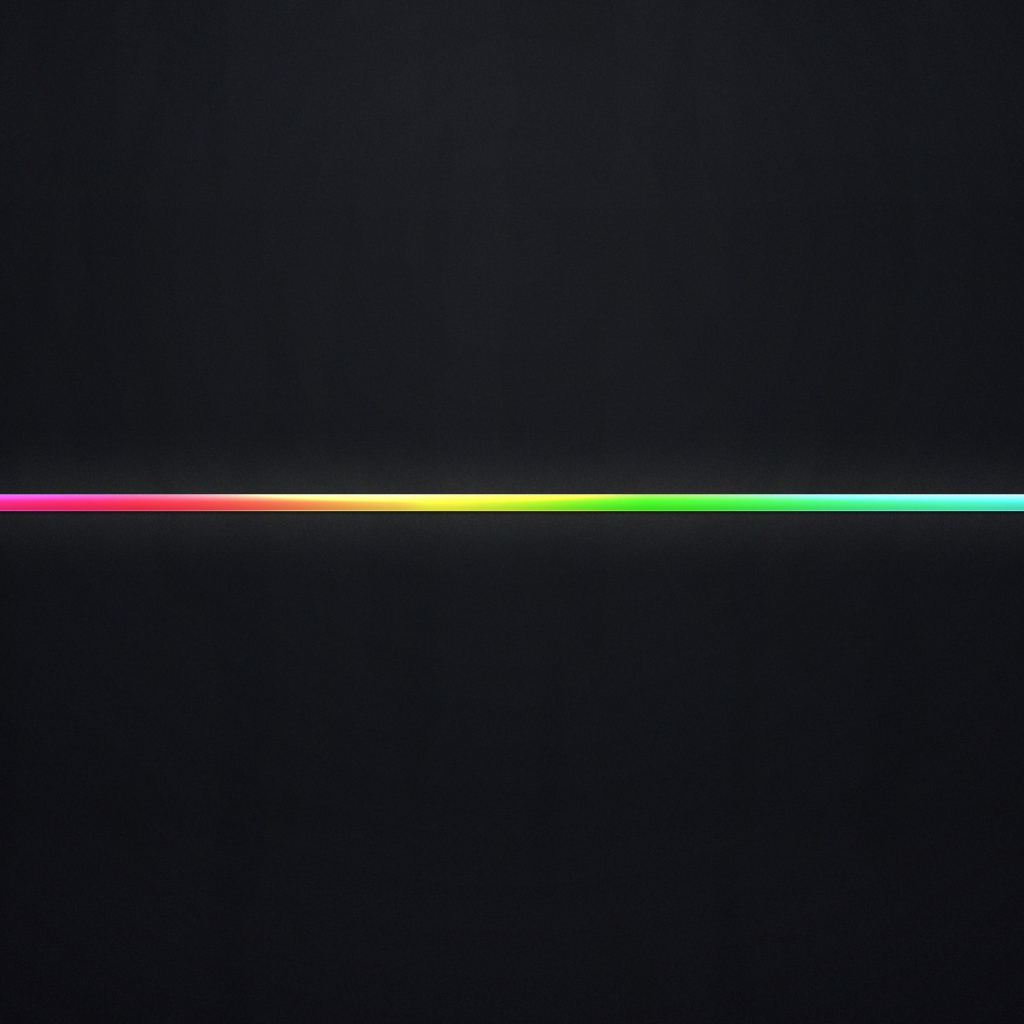Радужная полоса на черном фоне