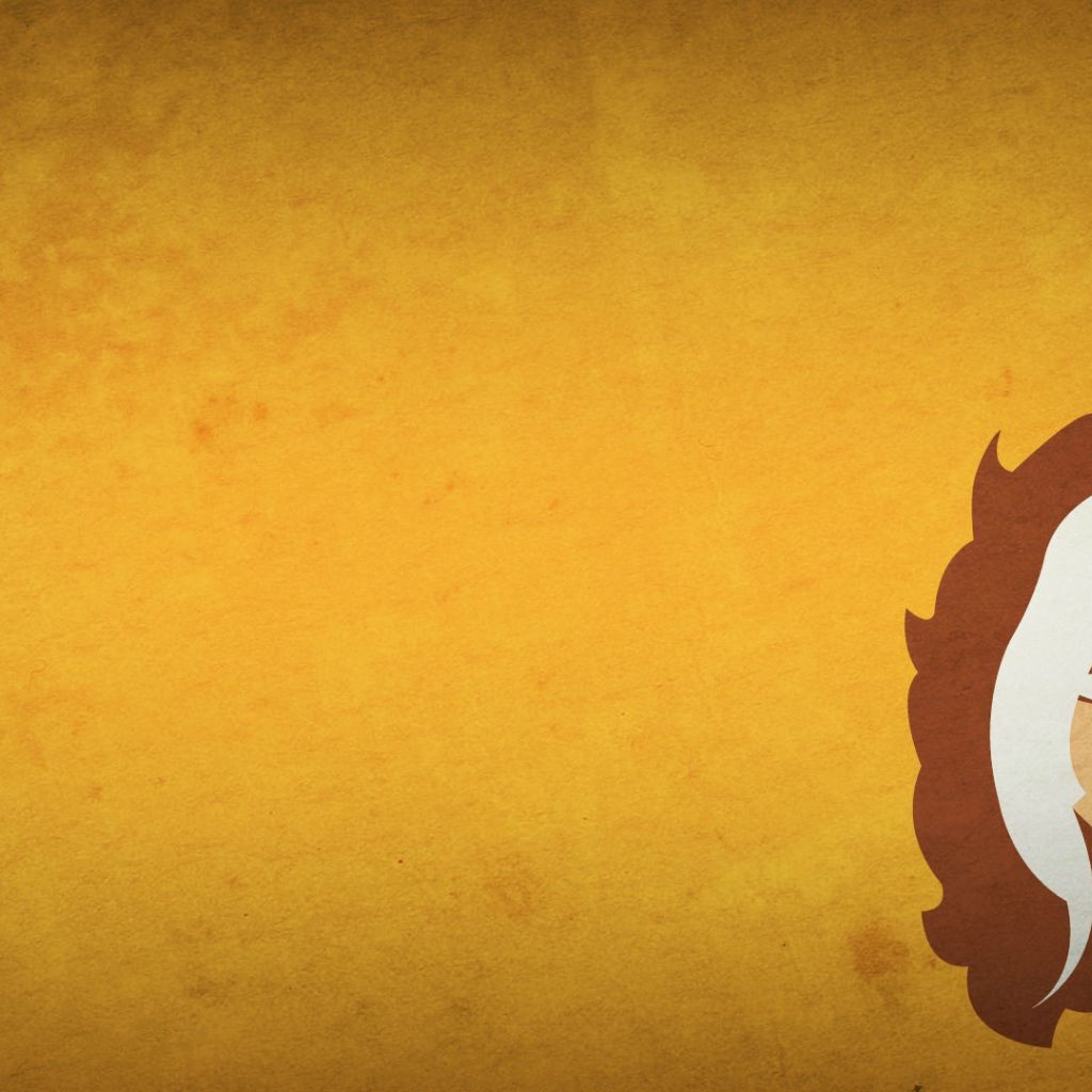 Руж из комикса, оранжевый фон