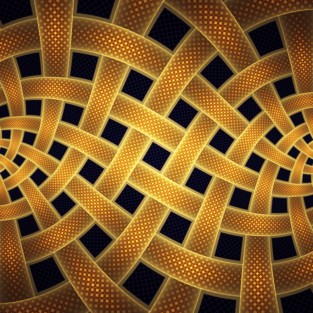 Спирали и фракталы, фон