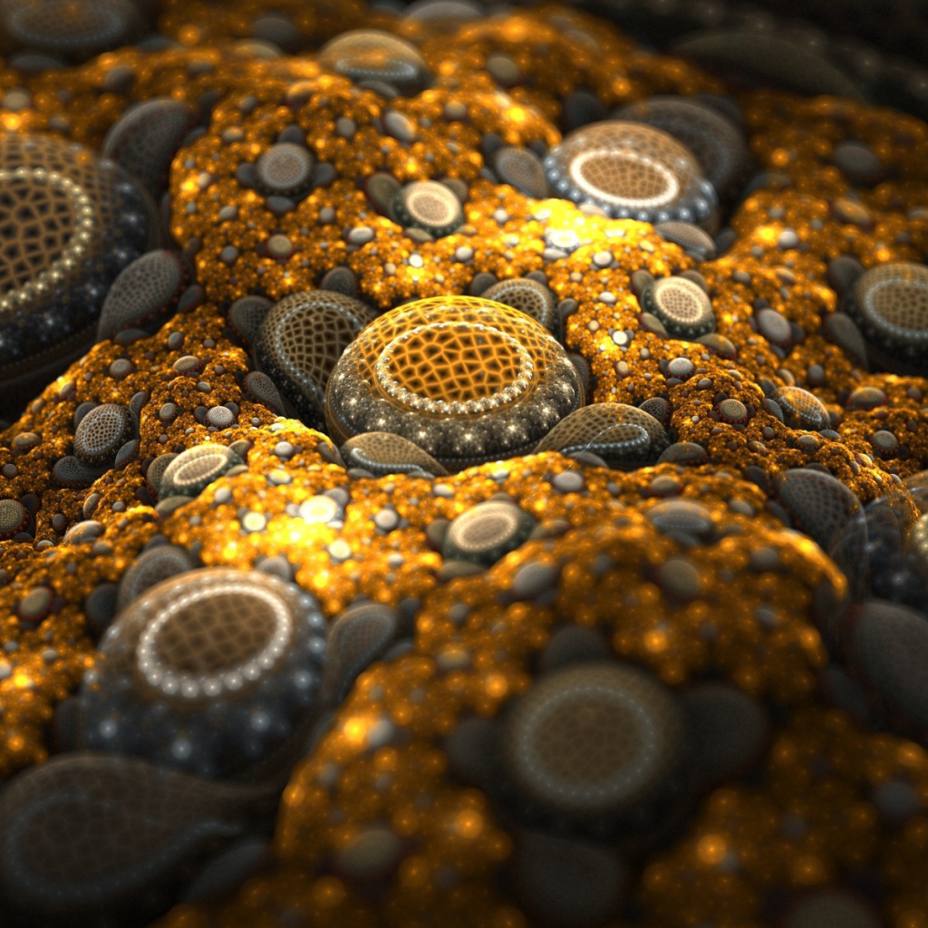 Вещество под микроскопом